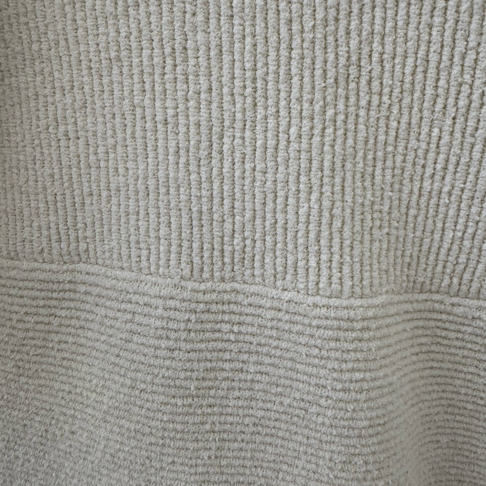 Free People Cream Cowl Neck Ottoman Slouchy Tunic Sweater - Picture 5 of 6